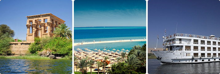 Nile Cruise & stay at Siva Grand Beach