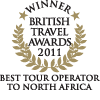 British Travel Awards 2011: Best Tour Operator to North Africa - Winner