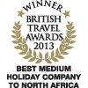 British Travel Awards 2013: Best Holiday Company to North Africa - Winner